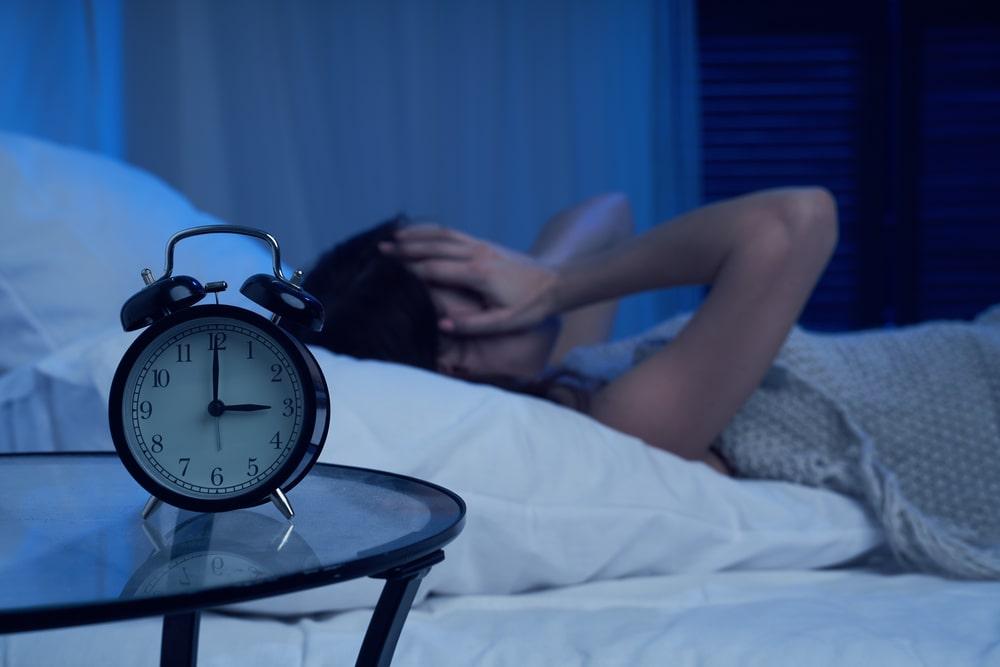 Woman Not Getting Enough Sleep