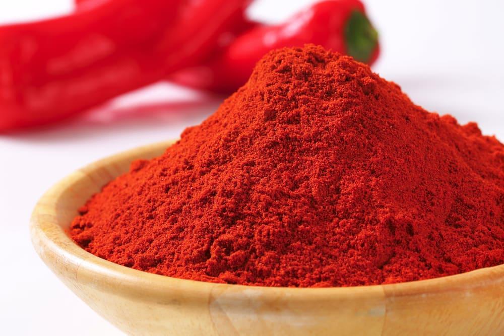 Zoomed In Capsaicin Powder