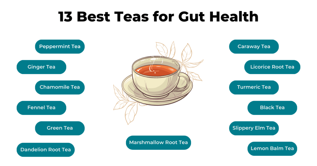 13 Best Teas for Gut Health
