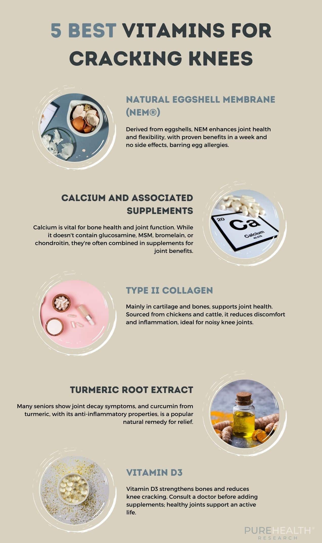 5 Best Vitamins for Cracking Knees PureHealth Research