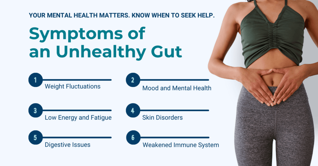 Symptoms of an unhealthy gut 