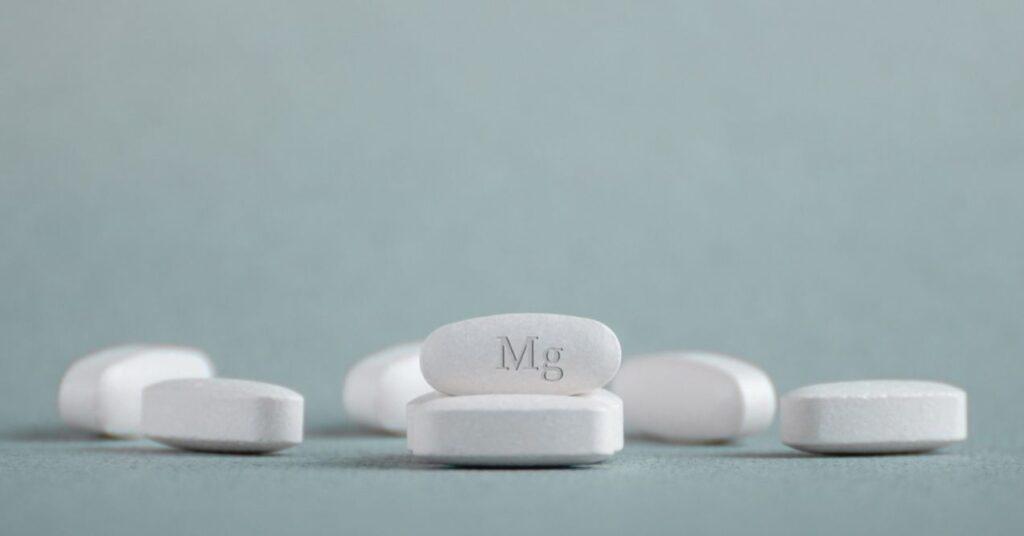 Multitude of Magnesium Tablets Spread Around