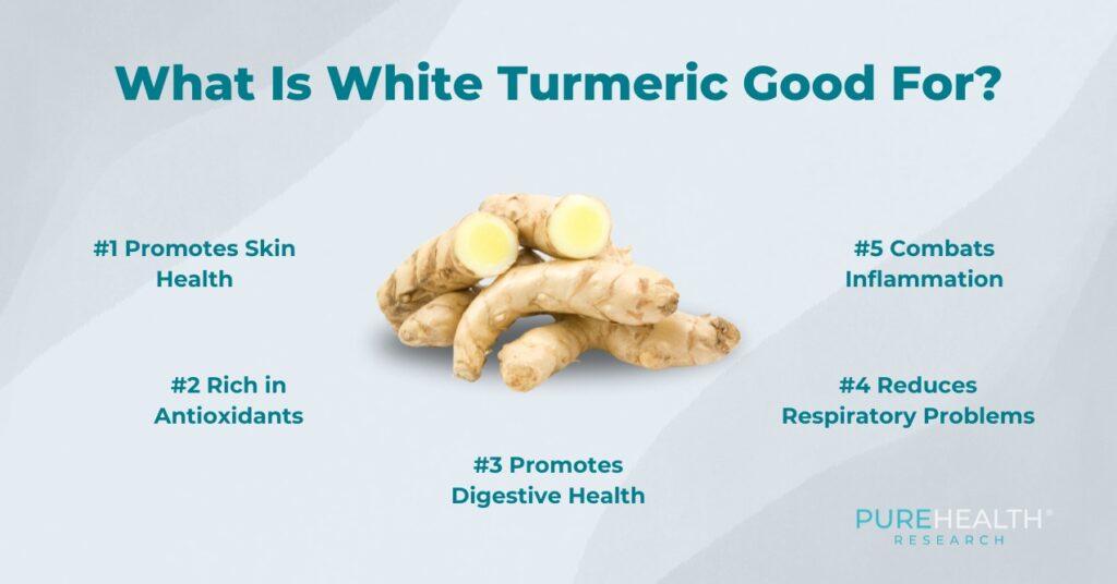 Visual by PureHealth Research on White Turmeric