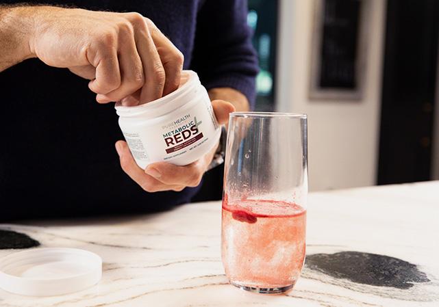 Metabolic Reds+ by PureHealth Research product being used