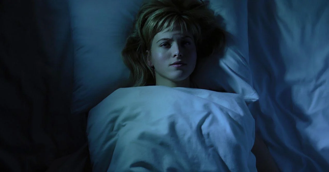 Frustrated Girl Can’t Fall Asleep