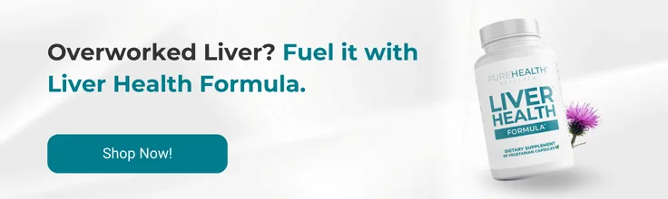 CTA banner showing liver health formula supplement