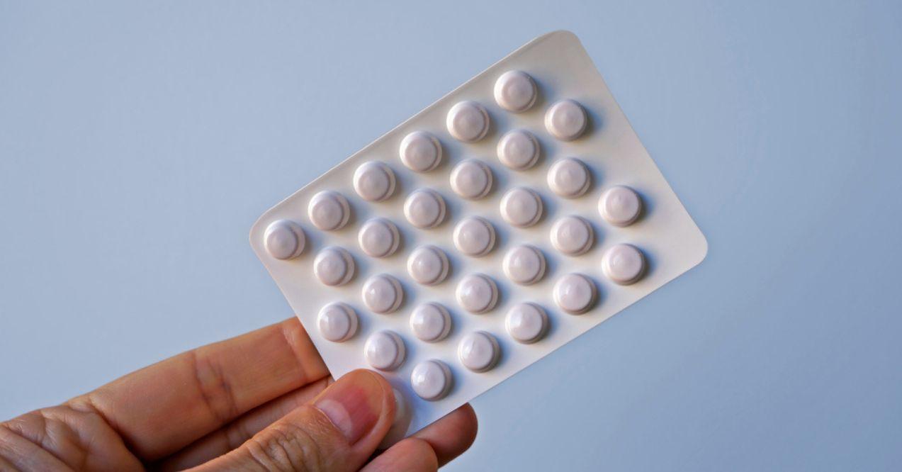 A pack of finasteride pills