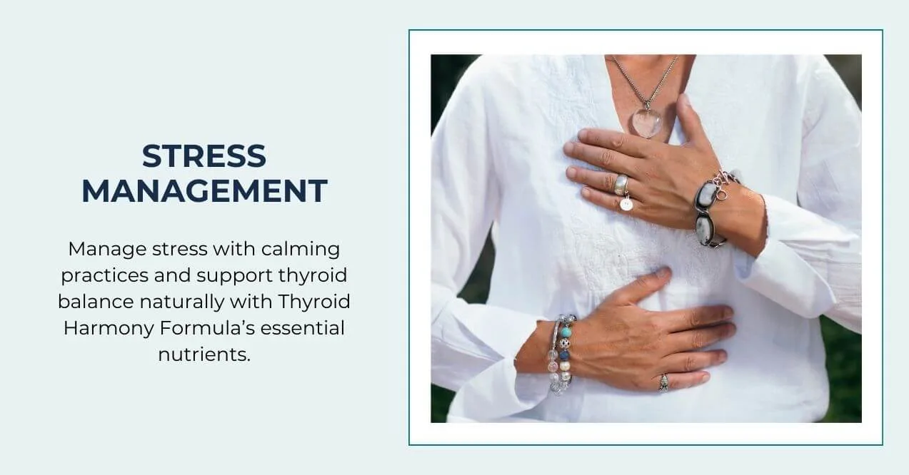 Person placing hands on chest symbolizing calm and emotional balance