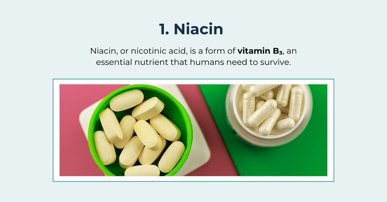 Illustration of niacin