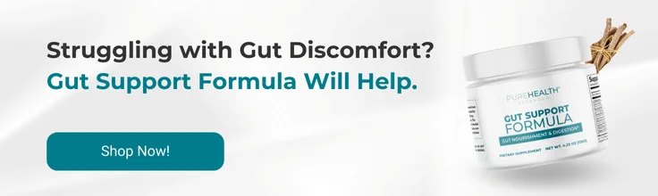 CTA banner showing gut support formula supplement