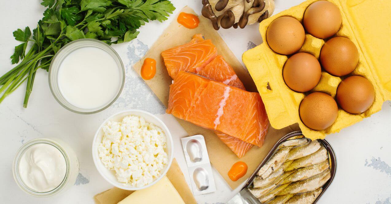 Natural sources of pentadecanoic acid including eggs, fish, and dairy products.