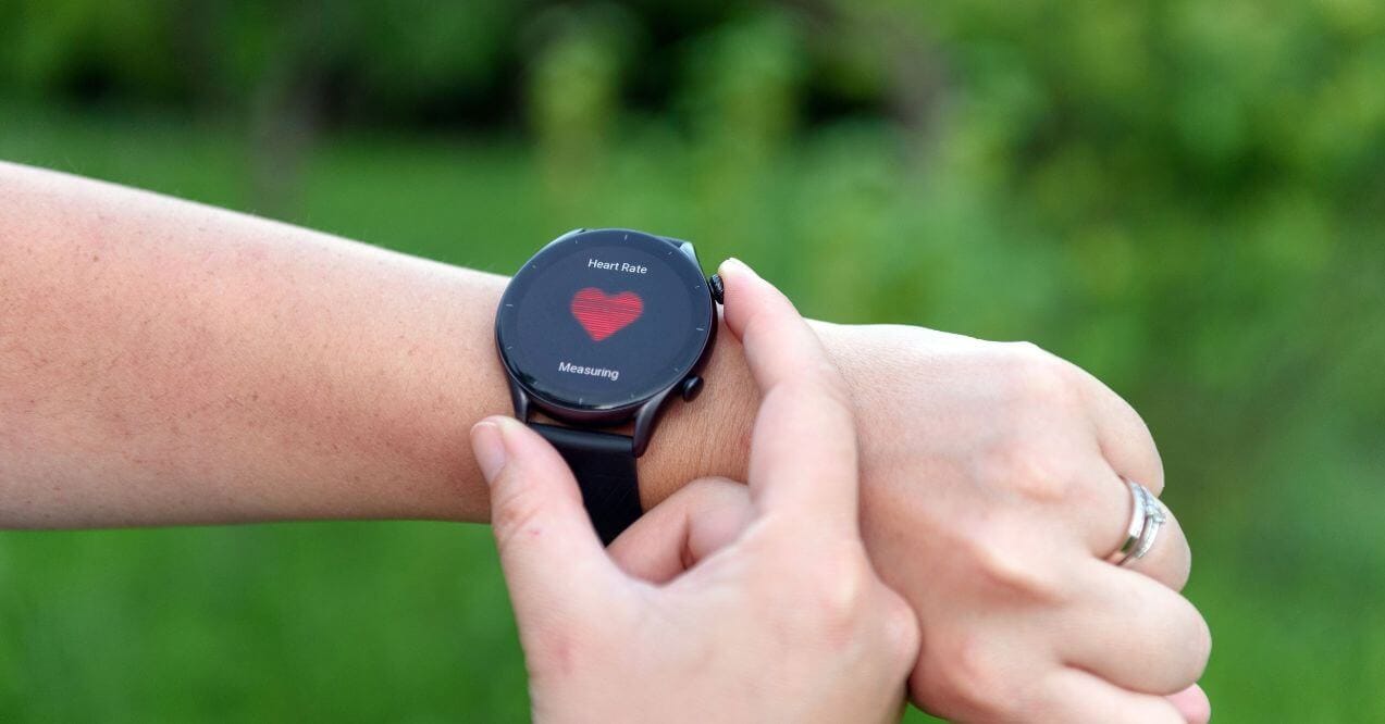 a person checking smart watch that shows heart rate and how to improve hrv