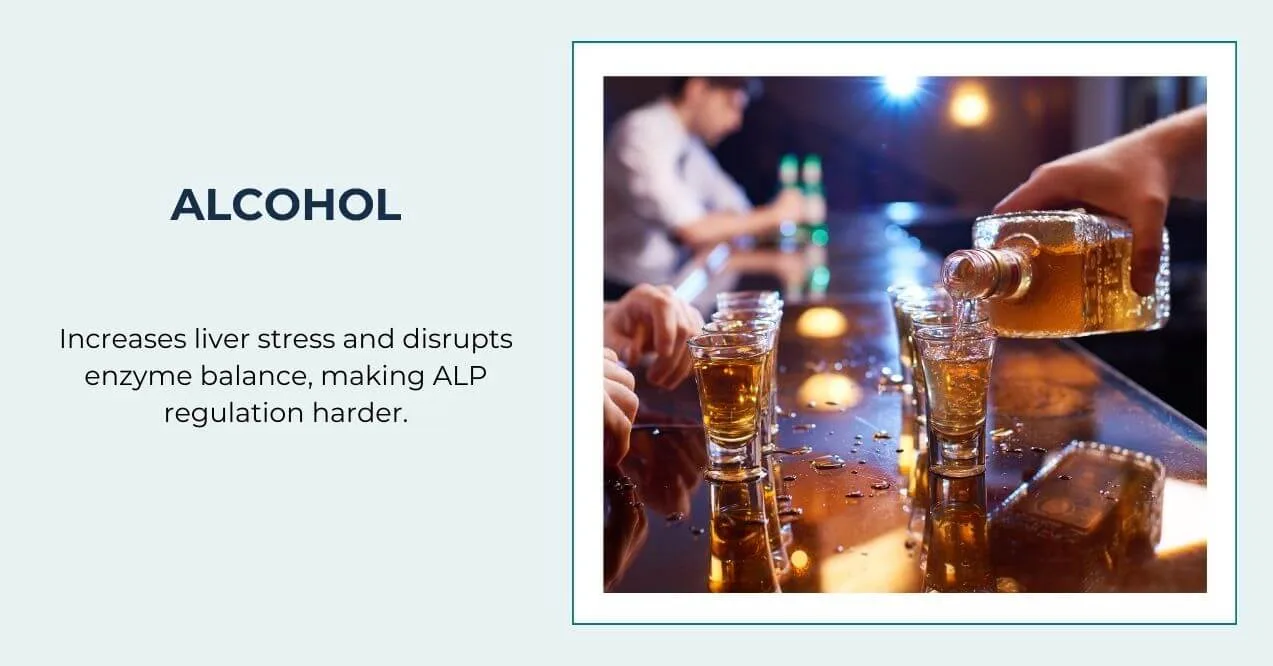 Bartender pouring alcohol into shot glasses at a bar.