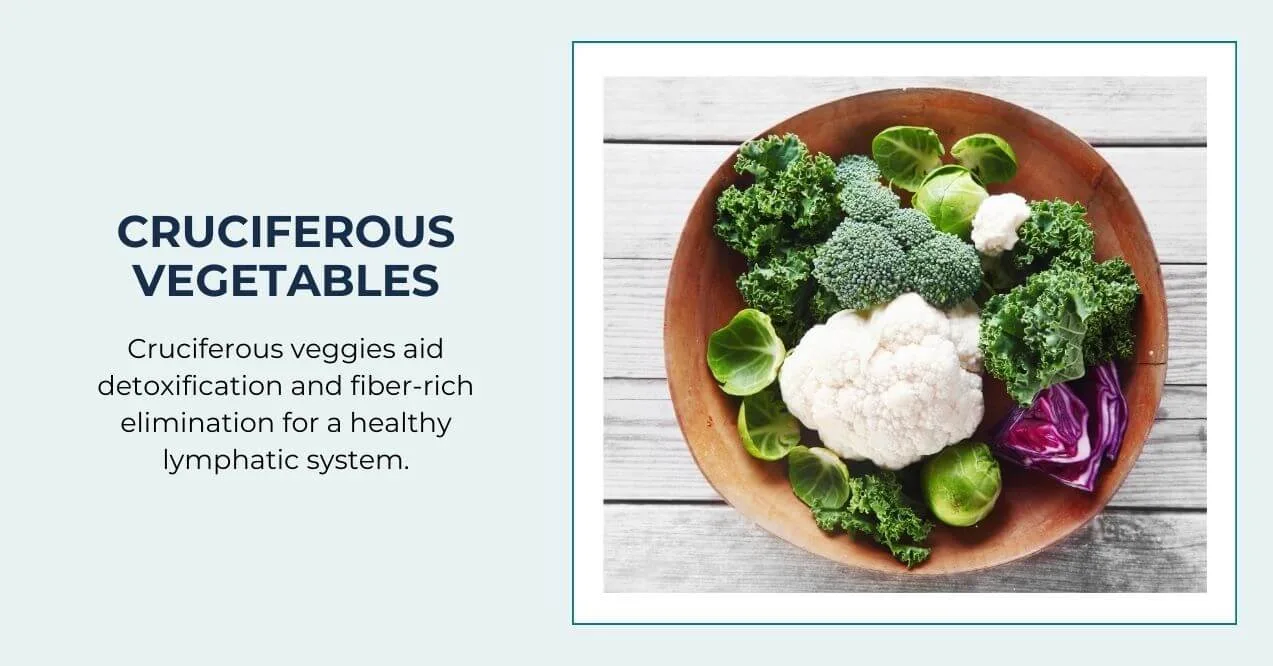Bowl of cruciferous vegetables including broccoli, cauliflower, and kale.