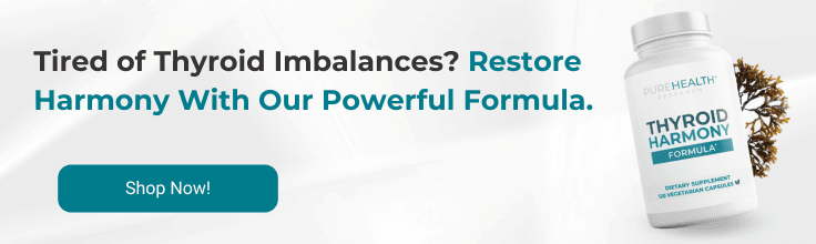 CTA banner showing thyroid harmony formula supplement