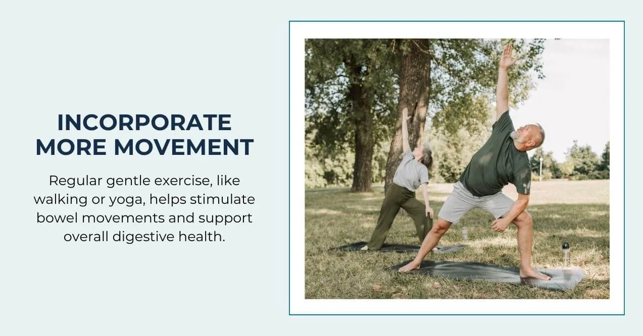 Older adults doing yoga stretches outdoors on grass mats