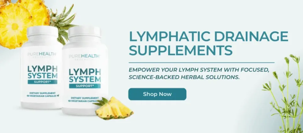 PureHealth Research Lymphatic Drainage Supplements Collection for fluid balance