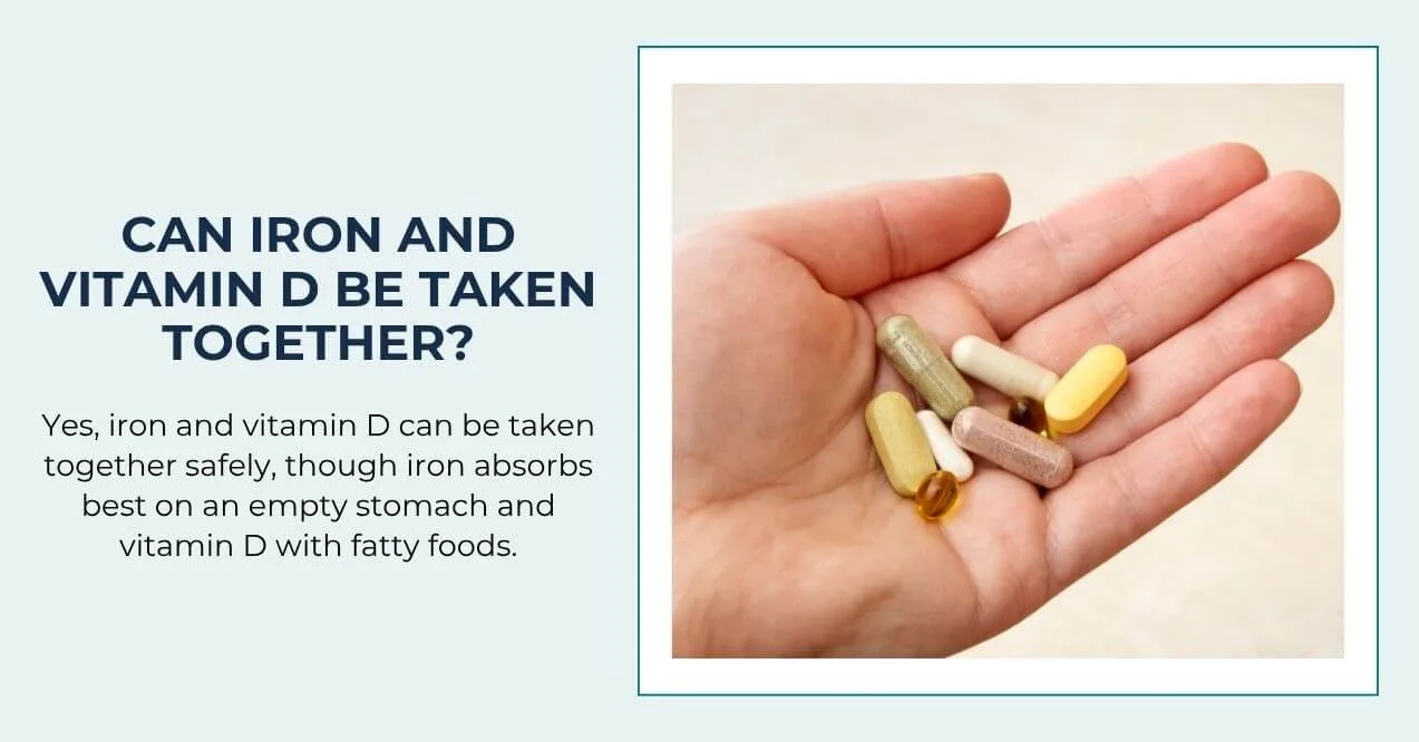 Close-up of hands holding capsules and softgels