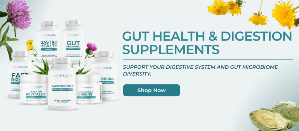Gut health and digestion supplements banner