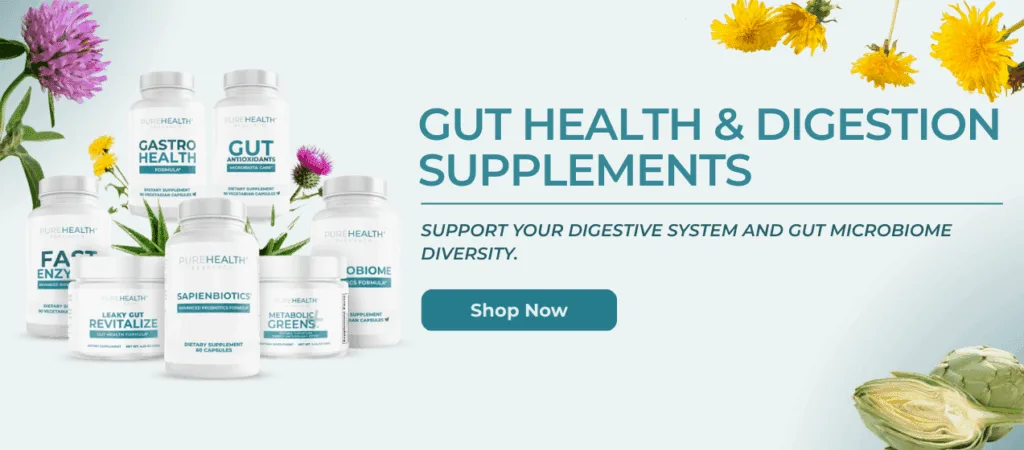 Gut health and digestion supplements banner