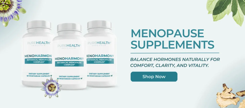 Menopause supplements CTA banner