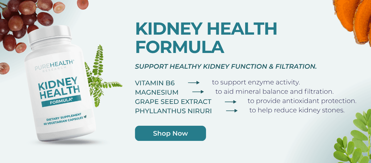 Kidney Health Formula Supplement Banner