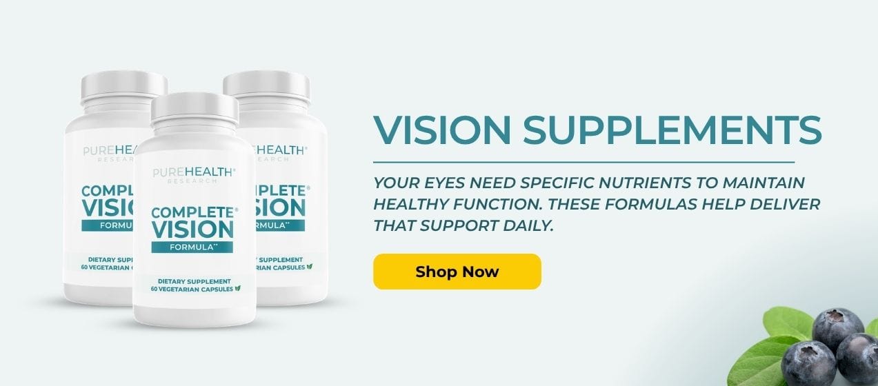 Vision supplements CTA banner