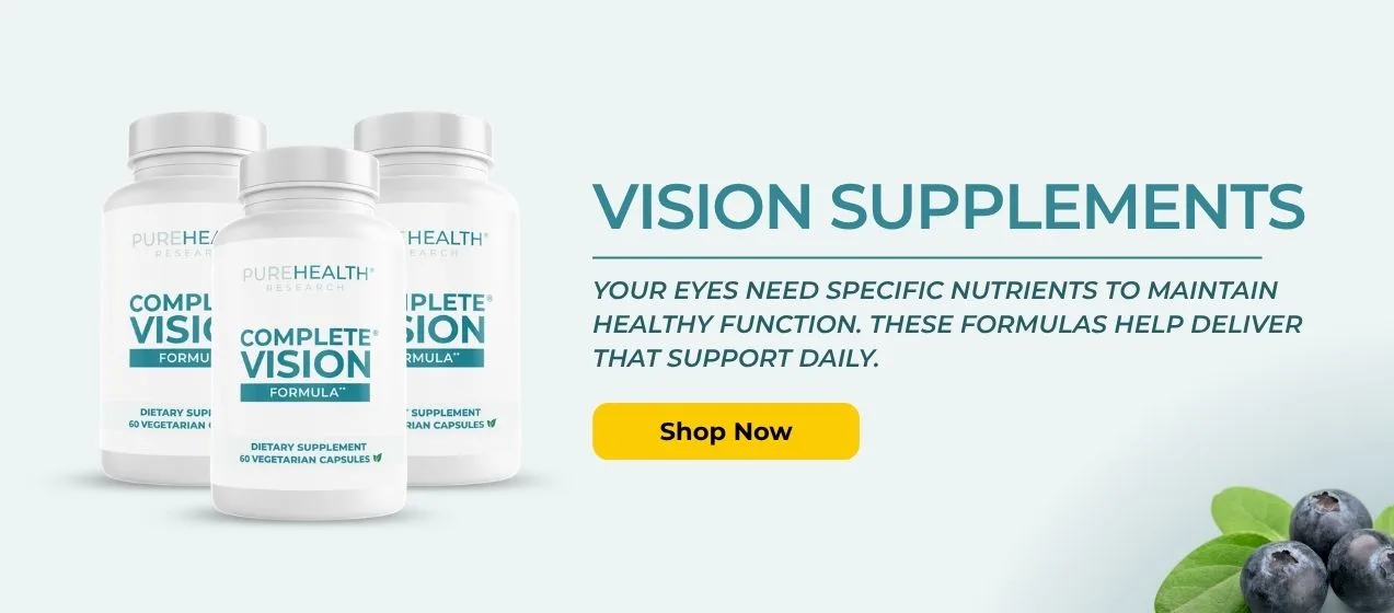 Vision supplements CTA banner