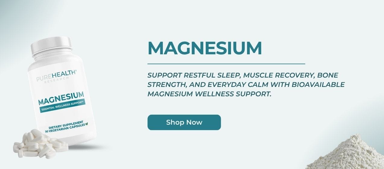 PureHealth Research Magnesium supplement banner