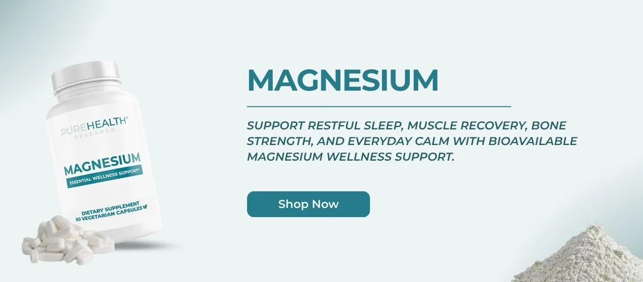 PureHealth Research Magnesium supplement banner