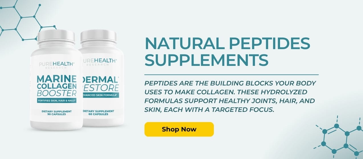 natural peptides supplements CTA banner